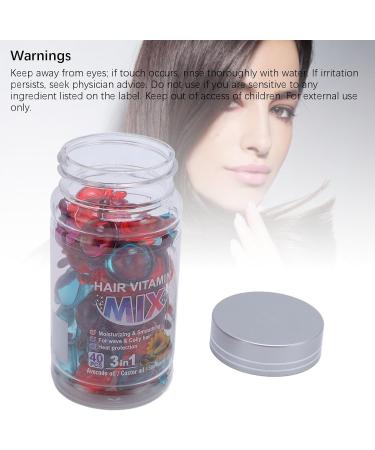 Hair Vitamin Mix Capsules Hair Moisturizing Capsules for Deep Nourishment and Shine 40 Capsules - Buy Online on GoSupps.com