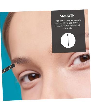 Healeved 12 Pcs Two-in-one Eyebrow Pencil Brown Eyeliner Pencils Eyebrow Pencils with Pencil Sharpener Wooden - Buy Online on GoSupps.com