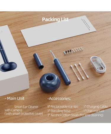Digital Otoscope with Gyroscope Earwax Remover Tool with 10 Megapixel HD Ear Camera 3.5 Mm Lens Diameter Gimbaled Intelligent Gyroscope Ear Tip Cleaning Kit Easy to Use for Kids/Adults/Pets - Buy Online on GoSupps.com