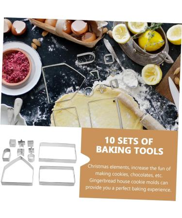 ABOOFAN 1 Set Christmas Baking Tools Mini Cake Molds Donut Mold Cutter Pressing Molds Biscuit Mold 3D Fudge - Buy Online on GoSupps.com