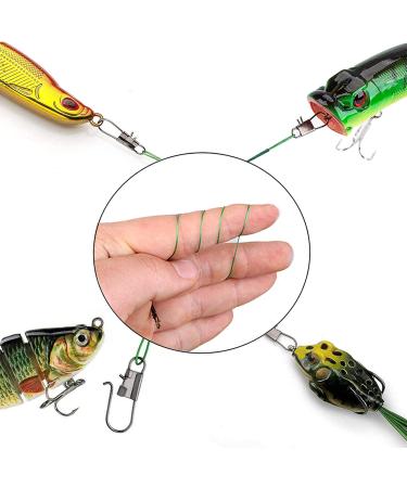 High-Quality Stainless Steel Fishing Line - 100-Piece Leader Wire with Rotating Snaps for Ultimate Fishing Performance - Buy Online on GoSupps.com