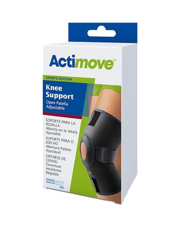Buy Actimove Knee Support Open Patella - Adjustable Universal Fit Black | International Shipping Available - Buy Online on GoSupps.com
