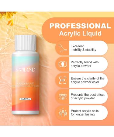 Saviland Acrylic Nail Kit with Drill - Beginner's 0.52oz Pink/Clear/White/Nudes Set for DIY Acrylic Nails at Home - Buy Online on GoSupps.com