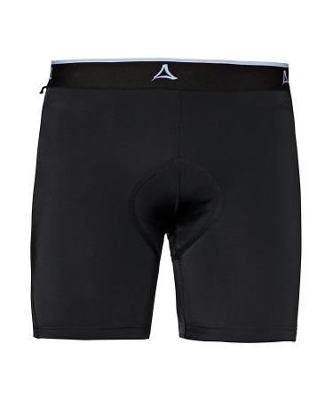 Cappling men Skin Pants 2h m breathable wheel pants with upholstery and 4-way stretch bike underpants with bacteriostatic silver nitrate treatment 52 black
