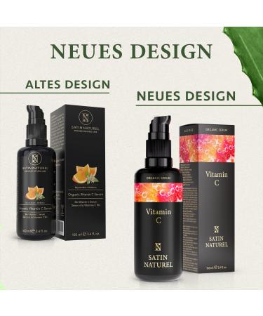 Vitamin C Serum 100ml - Hyaluron & Bio Aloe Vera - Vegan Facial Care for Women - Dark Circle & Pigment Spot Remover | Satin Nature - Buy Online on GoSupps.com