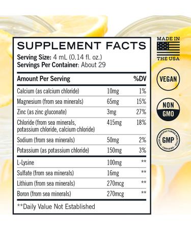 Total Hydration Daylyte Daily Hydration Drops - Lemon Flavor | Sugar-Free Electrolyte Supplement with Magnesium, Calcium, Zinc | 29 Servings - Buy Online on GoSupps.com