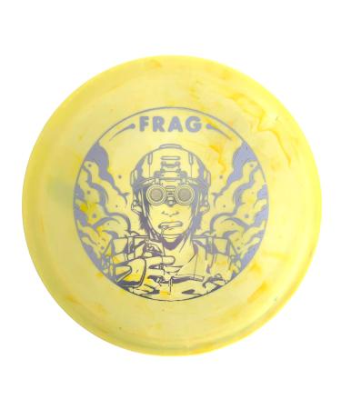 Doomsday Frag Overstable Utility Midrange Disc Golf Disc in Soft Flexible Plastic Yellow