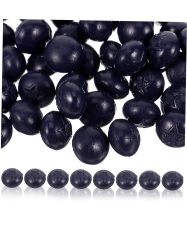HOMSFOU 250 pcs Simulation blueberry faux blueberries pretend play fruit lifelike fruit faux blueberry decor realistic blueberries fruits simulation fruit crafts resin artificial