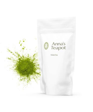 Anna's Teapot Organic Matcha Green Tea Powder from Japan - Pure Matcha Tea Powder for Matcha Tea and Matcha Latte in a Resealable Pouch (200g)