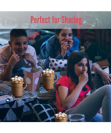 Movie Night Hamper - Celebrations Hot Chocolate Gift Set with Microwave Popcorn - 8 Hot Chocolate Sachets & 3 Hot Chocolate Toppings - Snack Hamper Movie Night Box - Buy Online on GoSupps.com