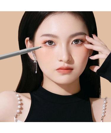 Double Tip Eyelash Pencil Bottom Eyelashes - Super Slim Liquid Eyeliner Natural Lower Eyelashes Two-Claw Bottom Lashes Pencil for Eye Makeup Kagrote V02# Gray Brown - Buy Online on GoSupps.com