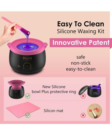 Waxing Kit with Wax Warmer and Beads for Hair Removal - Ideal for Eyebrow, Facial, Body & Bikini Waxing - Includes Wax Pots - Perfect Christmas Gift - Buy Online on GoSupps.com