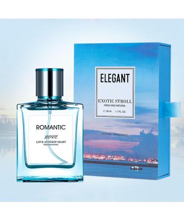 Charming Long Lasting Men's Perfume - Pheromones Perfumes for Men - Fresh Natural Eau de Perfume Delicate Gift Box Packing Gifts for Men(50ml/1.7fl.oz) Blue - Buy Online on GoSupps.com