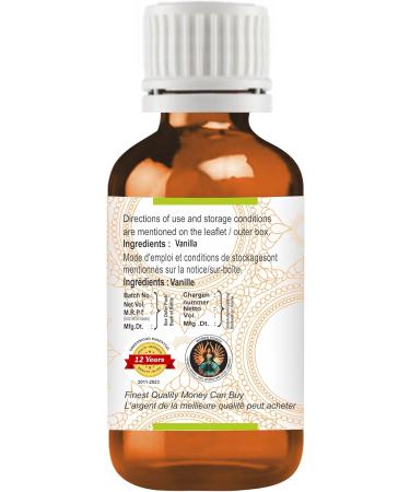 Natural Vanilla Aroma Oil 30ml - 100% Therapeutic Quality Essential Oil for Diffusers - Buy Online on GoSupps.com