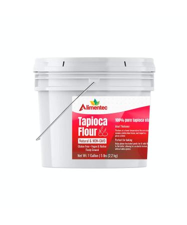 Alimentec Tapioca Flour (5 lb.) - Gluten-Free Starch in Resealable Bucket - Buy Online on GoSupps.com