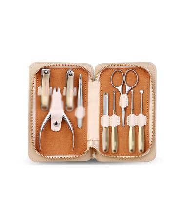 Nail Scissors Nail Clipper Set Fingernail and Toenail Clipper Cutters Sets with Nail File Sharp Effortless Nail Clippers for Men Women Toenail Clippers (Color : Yellow B)