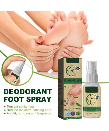 Sweaty Feet Foot Spray Foot Spray Anti sweat spray Foot Spray Odor Eliminators Spray Effectively Eliminate Foot Odor Anti Foot Odor Fast Deodorization - Keep Freshes & Dry for a Long Time 30ml - Buy Online on GoSupps.com