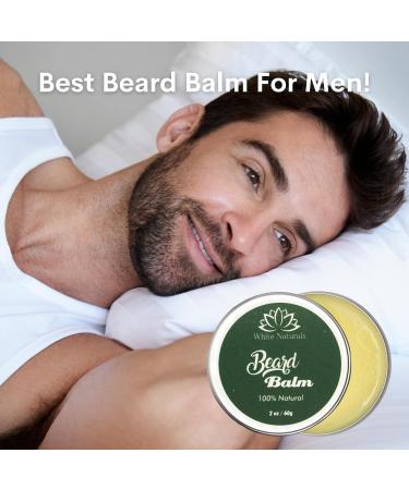 Organic Beard Balm | Strengthen & Style Beards & Mustaches | Leave-in Conditioner with Argan Oil & Shea Butter | Ultimate Shine & Softness - Buy Online on GoSupps.com