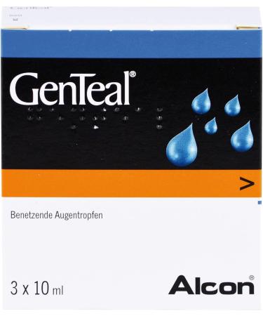 Genteal Eye Drops 3x10 ml - Soothing Relief for Dry Eyes | Fast International Shipping - Buy Online on GoSupps.com