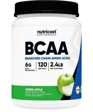 Nutricost BCAA Powder 2:1:1 120 Servings (Green Apple)