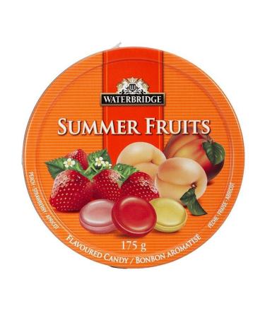 WATERBRIDGE TRAVEL TIN SUMMER FRUITS 175g
