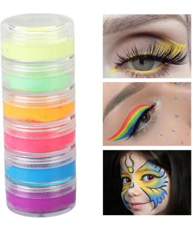 6 Color Ultraviolet Body Painting Balm - Luminous Water-Based Kit for Halloween & Face Paint - Buy Online on GoSupps.com