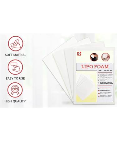 Medcore 4 Pack Lipo Foam Board - Post Surgery Ab Board - Use After Liposuction C-Section Tummy Tucks BBL surgeries - Buy Online on GoSupps.com