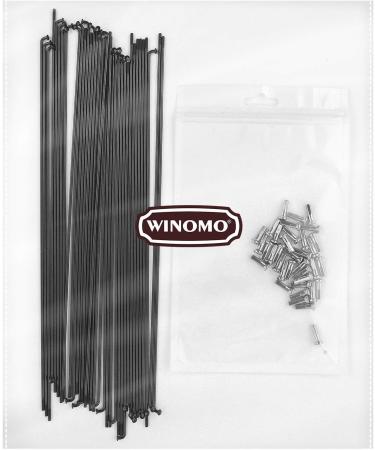 WINOMO 36Pcs 14G J Bend Steel Spokes + Nipples for Mountain Bike - 260mm - Buy Online on GoSupps.com