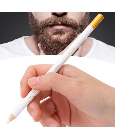  Akozon Akozon Professional Beard Pencil Filler Adjustable Beard Style Tool with Sharpener for Even Growth and Defined Shapes WHITE - Buy Online on GoSupps.com