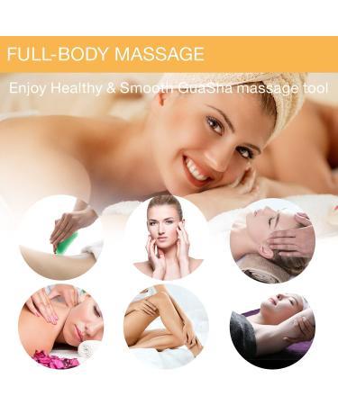 COOESS Gua Sha Tool - Natural Rose Quartz Facial Massage Tool for Eyes Neck & Body | Genuine Jade Stone Gua Sha for Radiant Skin - Buy Online on GoSupps.com