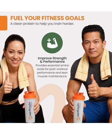 EarthNutri - Egg White Protein Powder Supplement for Pre Intra or Post Workout 26g of Protein Per Serving Supports Muscle Strength & Recovery No Artificial Additives - Vanilla 20 Servings (640g) - Buy Online on GoSupps.com