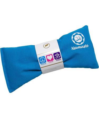 Namaste Lavender Yoga Eye Pillows Set of 4 - Hot Cold Aromatherapy for Stress Relief - Turquoise Cotton - Buy Online on GoSupps.com