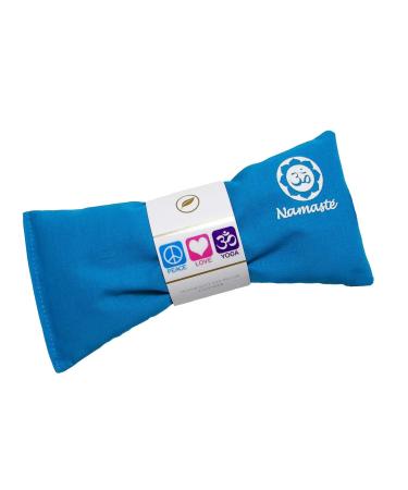 Happy Wraps Lavender Eye Pillow - Hot Cold Aromatherapy for Yoga  Stress  Meditation  Spa  Relaxation Gifts  Namaste Turquoise