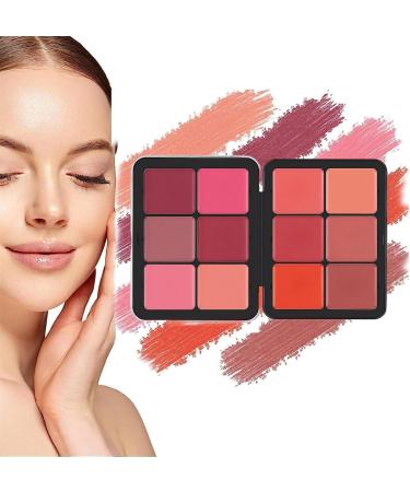 EXQST 3D Color Correcting Makeup Palette, 12 Colors Cream Blush Palette Concealer, Waterproof Long Lasting Cream Concealer Palette Kit