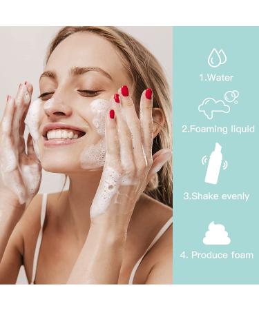 Owlyee 2oz Foam Bottle (3PCS) Empty Foaming Pump Dispenser - Travel Size for Hand Soap, Lash Cleanser, Shampoo - 60ml Green (3Pcs) - Buy Online on GoSupps.com