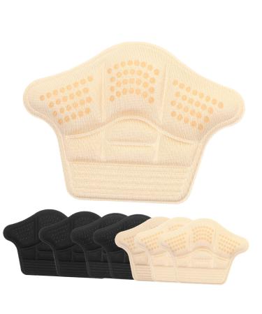 FOMIYES 4 Pairs Non-Slip Heel Pad Heel Protectors Heel Grips Pads Shoe Inserts Pads Heel Inserts for Women Heel Cushion Heel Pads Inserts High Heel Inserts Cushions Shoe Pads Cushion