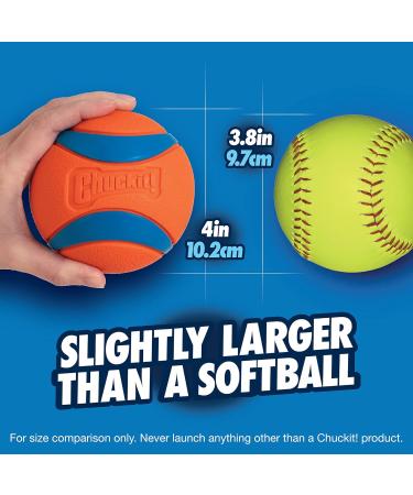 Buy Chuckit Ultra Ball XXLarge - Durable Floating Dog Ball - 10 cm Compatible with Launchers - Perfect for Fetch & Water Play - Buy Online on GoSupps.com