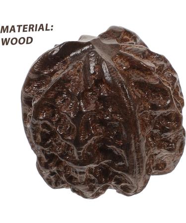 Stobok Wenwan Handle Wood Carvings - Vintage Chinese Gymnastics Balls & Peach Core Figurines | 4x4x4cm - Buy Online on GoSupps.com