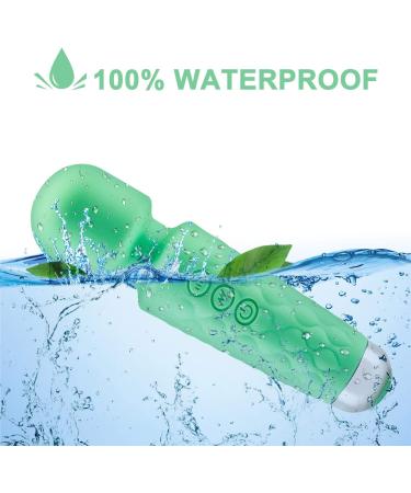 Quiet Waterproof Neck Shoulder Back Body Massager 6 inches Green - Ideal for Sports Recovery and Muscle Aches - Buy Online on GoSupps.com