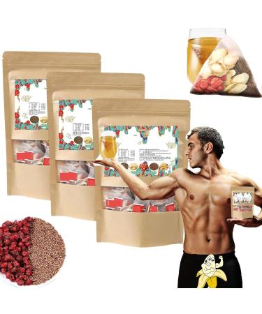 Goji Berry Cuscuta Health Tea Wolfberry Cuscuta Health Tea Men S Essentials Five Flavors Goji Berry Tea Liver Care Tea for Men Support Kidney Health & Boost Energy (3 Box)