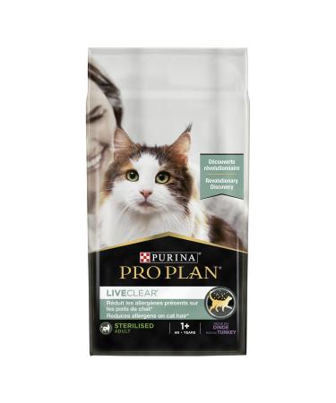 Purina Pro Plan Liveclear Adult Sterilized - 1+ - Rich In Turkey - 1.4Kg