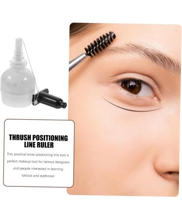 Ipetboom 4pcs String Ink Line Box Ink Line Ruler Eyebrow Locating Ruler Brow Line for Women Auxiliary Tool - Buy Online on GoSupps.com