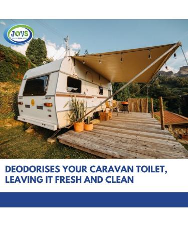 Blue Toilet Fluid 2 x 5 Litre Motorhomes & Caravans | Eco-Friendly Odour Eliminator | Up to 50 Treatments - Buy Online on GoSupps.com