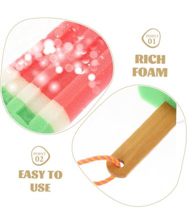 Baluue 3Pcs Ice Cream Shaped Bath Ball Sponge | Exfoliating Body Scrub | Perfect for Showers | International Shipping Available - Buy Online on GoSupps.com