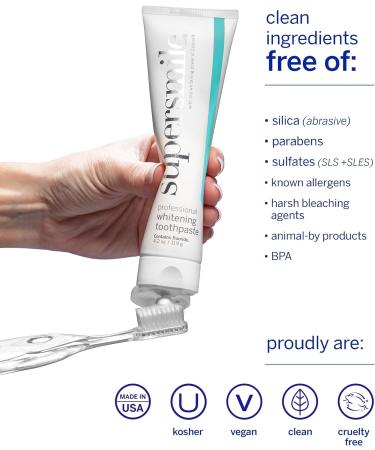 Professional Whitening System - 4-Piece Kit for Bright Radiant Smiles | International Shipping Available - Buy Online on GoSupps.com