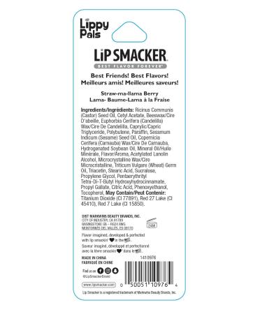 Lip Smacker Lippy Pals Llama and Fox Flavored Lip Balms with Strawberry and Apple Flavors Hydrating and Protecting - Buy Online on GoSupps.com