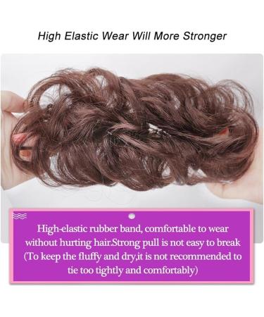 Hair Bun Hairpiece for Women Messy Bun Hair Pieces for Women Wavy Curly Bun Hair Extension Elastic Band Synthetic Chignon Updo Hair Piece Fluffy Hair Bun Scrunchies Accessories Hair Chignons(FQ001-10 FQ001-101 - Buy Online on GoSupps.com
