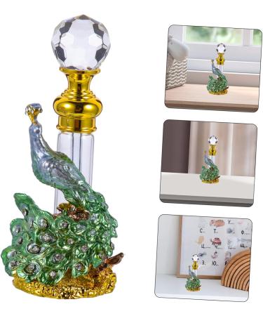 SKISUNO Perfume Bottle Essential Oil Bottle Delicate Bottle Perfume Bottle Decor Middle Eastern Perfume Bottle Perfume Storage Bottle Household Perfume Bottle Retro Perfume Bottle 14x4x3cm Green - Buy Online on GoSupps.com