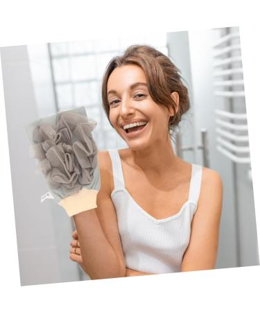 Healeved 2 Pcs Back Scrubbers | Exfoliating Bath Shower Scrubber & Loofah Gloves for Smooth Skin | International Shipping Available - Buy Online on GoSupps.com