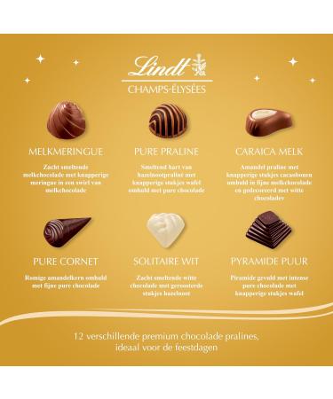Lindt - Bo te CHAMPS- LYS ES dition Or - Assortiment de Chocolats au Lait Noirs et Blancs - Pralin s Croustillants et Onctueux - Id al pour No l 468g (Lot de 2) - Buy Online on GoSupps.com